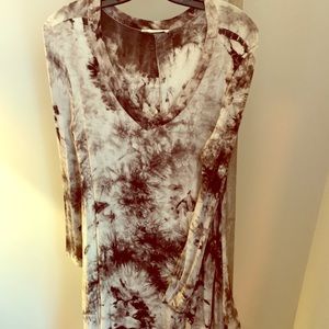 Tye dye flowy tunic